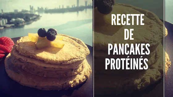 Recette de pancakes protéinés