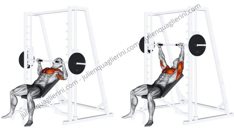 How to do the bench press with the guided bar?
