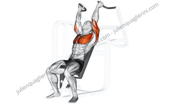 How to do the seated shoulder press on a machine?