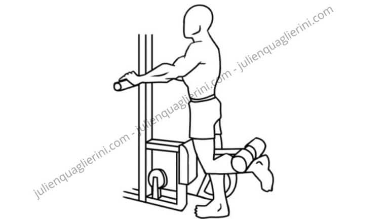 How to do the standing leg curl?