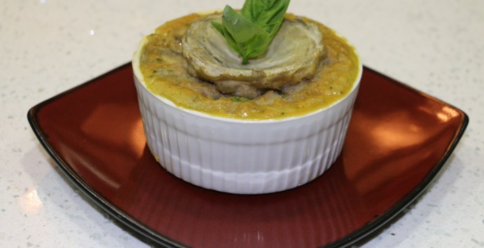 Terrine de coeur d’artichaut au jambon de dinde