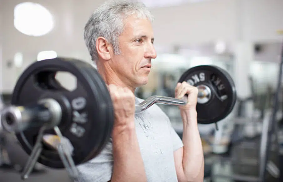 how to build muscle after 40