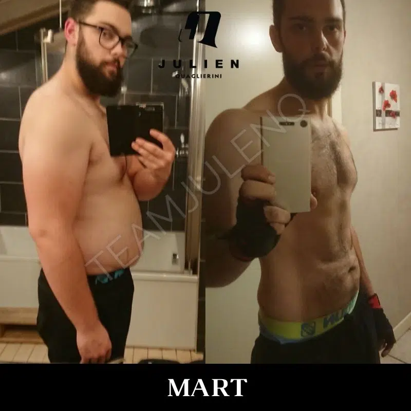 transformation MART perte de gras