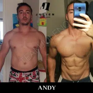 transformation Andy sèche programme perso