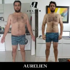 transformation Aurélien perte de gras