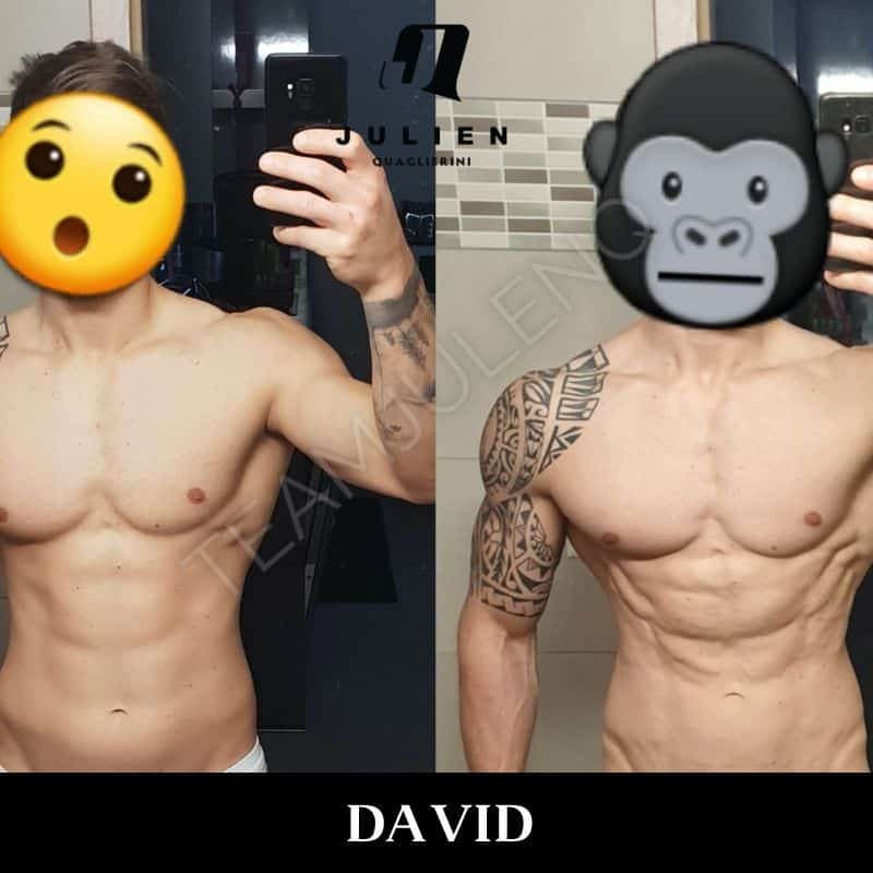 transformation David sèche