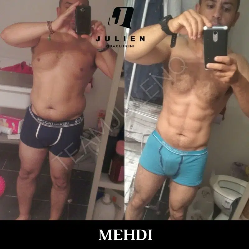 transformation Mehdi shredz et abdos