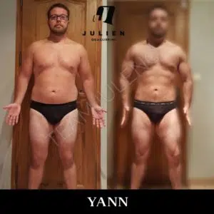 Yann fat loss transformation
