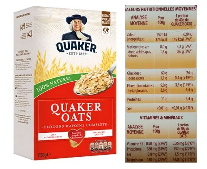 céréales quaker