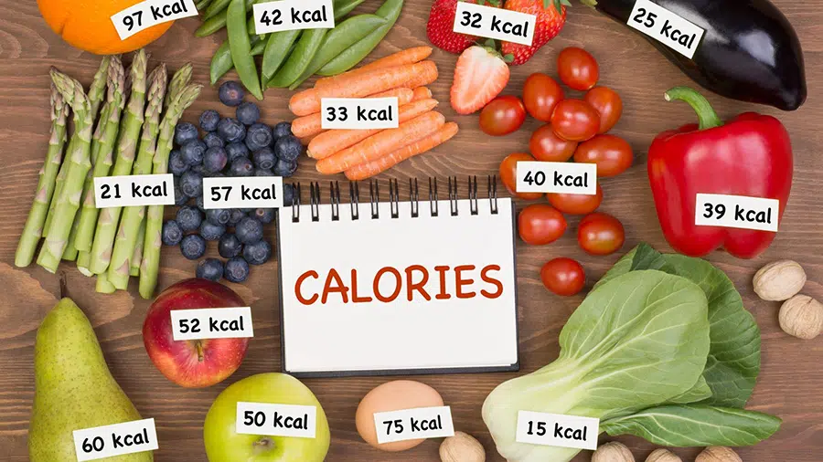 Low-calorie fruits and vegetables.