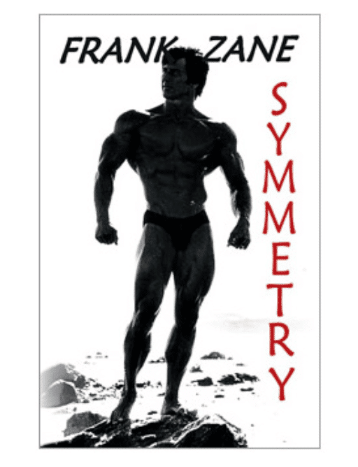 La couverture du livre écrit pas Frank Zane, intitulé Symmetry.