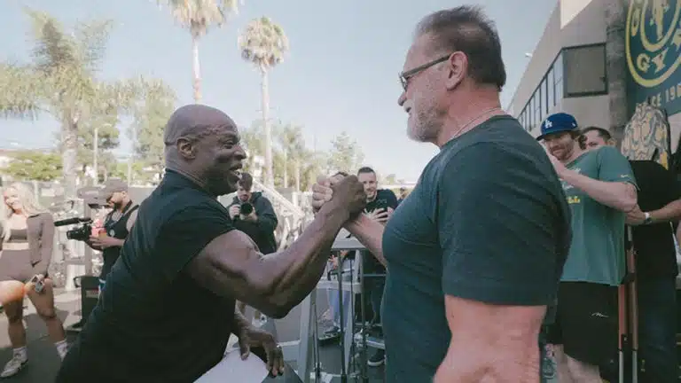 Arnold Schwarzenegger and Ronnie Coleman: when two legends train together