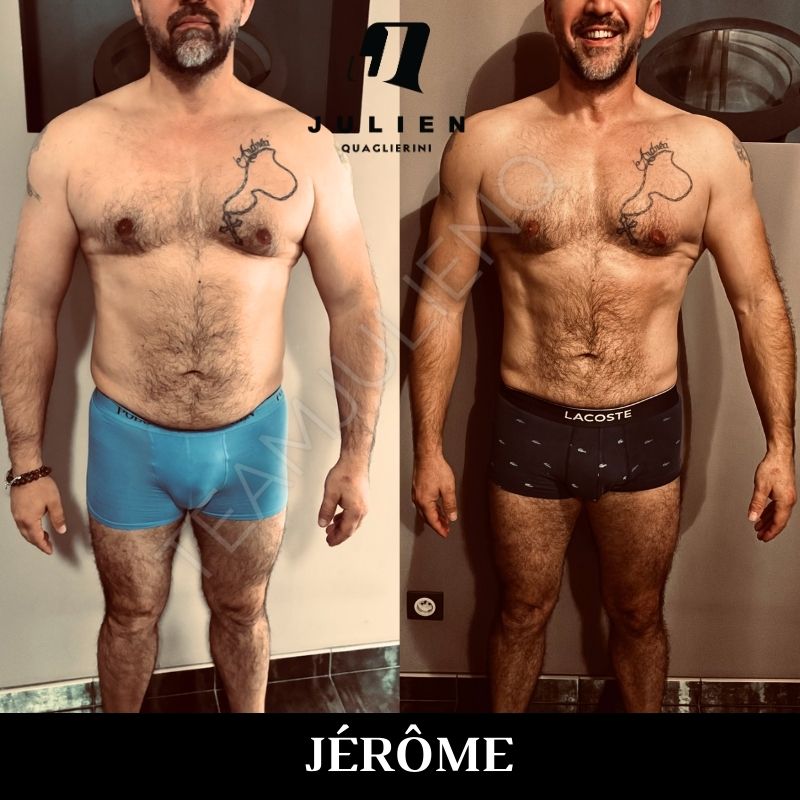 transformation perte de 10 kilos avant apres homme 46 ans